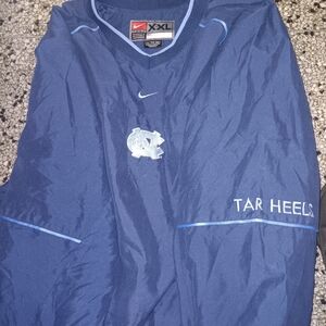 VINTAGE NIKE NORTH CAROLINA WIND BREAKER PULLOVER XXL